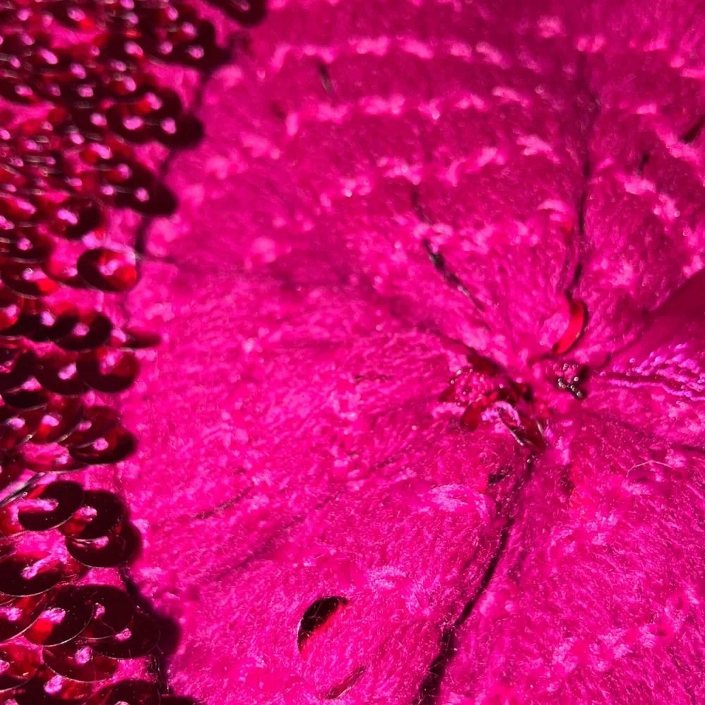 The Children's Place Sequin Stretch Beret Set in Raspberry and Silver‎